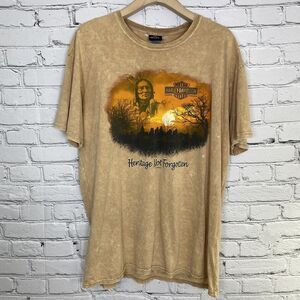Harley Davidson Mens Cherohala Skyway Heritage Not Forgotten 2015 Shirt Size‎ XL
